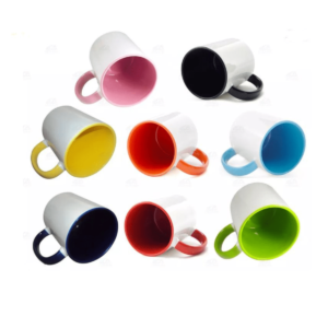 Canecas Personalizadas Alça e Interior Colorido
