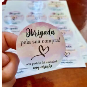 Adesivo Personalizado 1.5'' Polegadas
